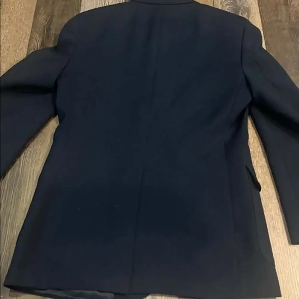 Men's Levi's Men's Wear Action Navy Blue Suit Coat Jacket - 40R